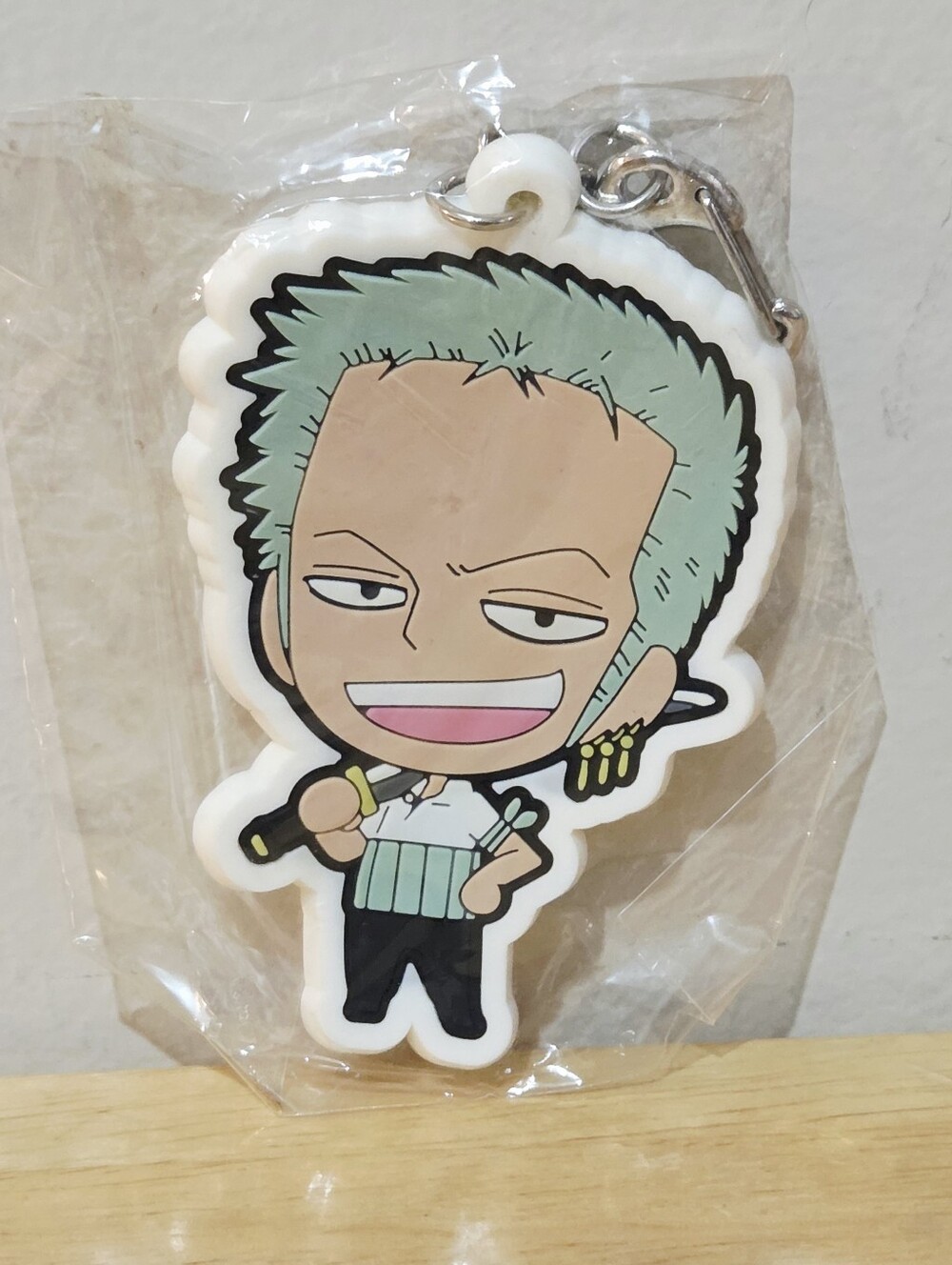 *4 for $20* One Piece Log Collection Zoro Rubber Charm Strap
